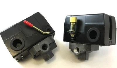 FURNAS HUBBELL REPLACEMENT Quality Air Compressor Pressure Switch. 4 Port . 95 psi on-125 psi, 120/230 VOLT