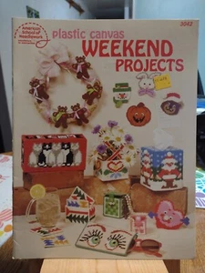 LIENZO DE PLÁSTICO American School of Needlework #3042 proyectos de fin de semana 1986 - Imagen 1 de 2