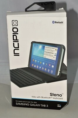 Bluetooth Keyboard for Samsung Galaxy Tab 3 Incipio Steno Folio - Image 1 of 4