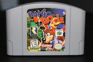 Banjo-Kazooie (Nintendo 64 N64, 1998) Authentic Cartridge Only Tested & Works - Picture 1 of 3