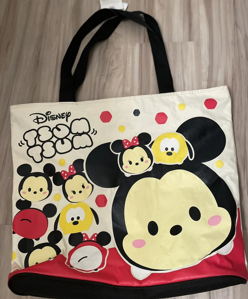 2 Officially Licensed Disney Mickey Mouse Tote Bag Carry-on Travel Beach
