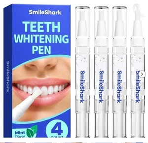 SmileShark Teeth Whitening Pen, Each Pack is a 4 Count - Picture 1 of 6