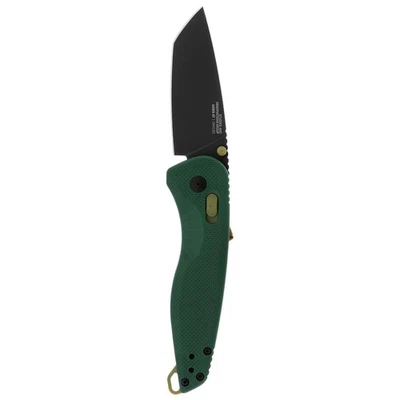 SOG Aegis AT Tanto 11411341 Forest Green Folding Knife, Cryo D2, 3.1in - Image 1 of 4