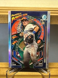 π₯2024 Bowman - Prospect Power-Up Matt Shaw #PP-16 (RC) Chicago Cubs π₯ - Picture 1 of 6
