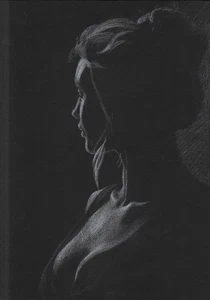 original drawing A3 53OrG artwork pastel modern female portrait - Picture 1 of 3