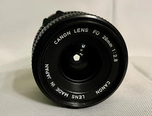 Canon 28mm/f1:2.8 FD lens for Canon A1 camera Pre-owned Great Condition! - Picture 1 of 4