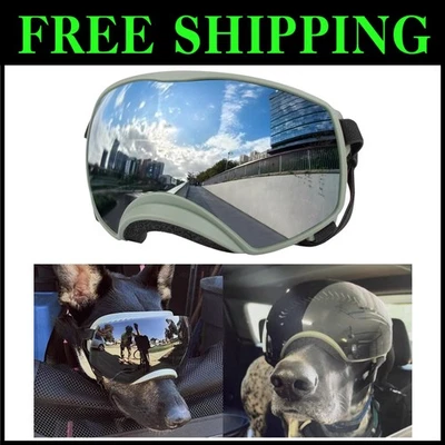 Windproof and Dustproof Dog Goggles with Interchangeable Lenses - Comfort Fit - Image 1 of 4