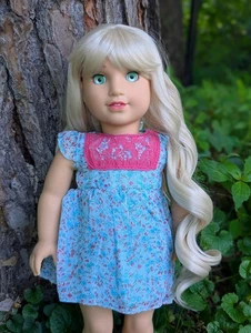 Colby Custom American Girl Puppe OOAK hellblonde Haare grüne Augen Josefina Belle - Bild 1 von 6