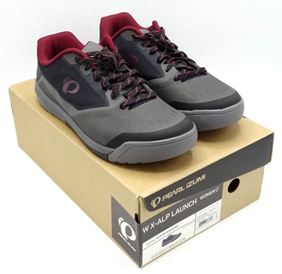Pearl Izumi X-Alp Launch Womens Flat MTB Shoe - Blk/Smk Pearl - Size 42 - S2-01 - Image 1 of 4