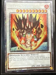 Jurrac Meteor (Platinum Secret Rare) RA04-EN139 Quarter Century Stampede 1st... - Picture 1 of 2