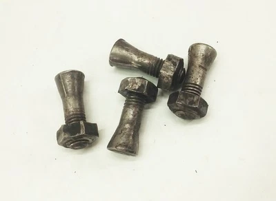 Vtg antique Singer treadle sewing machine base stand frame screws bolts & nuts - Image 1 of 4