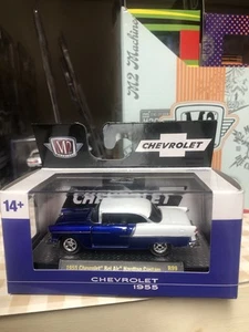 M2 Machines 1955 Chevy Bel Air Hardtop Custom Auto Thetics R99 2025 - Bild 1 von 2