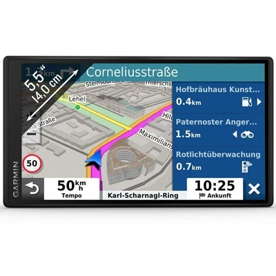 Garmin DriveSmart 55 MT-D EU 14cm (5.5 Zoll) Navigationssystem (2.Wahl) - Bild 1 von 4