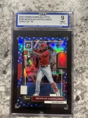 Panini Donruss Optic #195 2022 Nicholas Castellanos Spirit of '76 Foto 1 de 2
