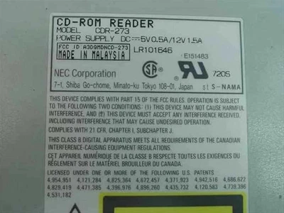 CDR-273 nec CDR-273 4X ide internal CD-ROM drive - Image 1 of 4