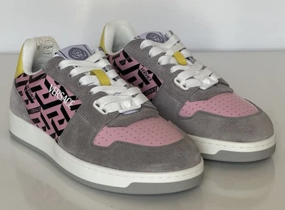 Versace Greca Women’s Medusa Pink/Yellow/Gray Sneakers 7.5 US (37.5) 1014316 NIB - Image 1 of 4