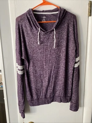 SO company Acogedora Sudadera con Capucha Mujer Talla Grande Manga Larga Morado Foto 1 de 3