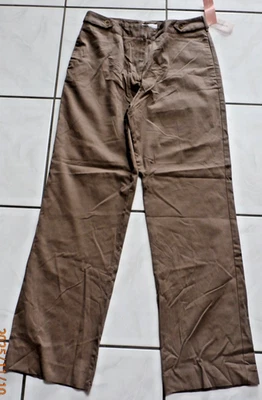 NWT DRESSBARN BROWN DRESS PANTS Straight Leg Stretch Size 10 H653 - Image 1 of 4