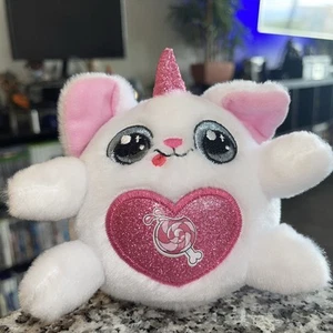 Zuru Rainbocorns Puppycorn White Dog Unicorn Tongue Sticking Out Plush 4.5" ⭐️ - Picture 1 of 5