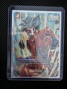 Son Goku FB02-119	1st Anniversary Promo Alternate Art Dragon Ball Card Fusion Wo - Picture 1 of 1
