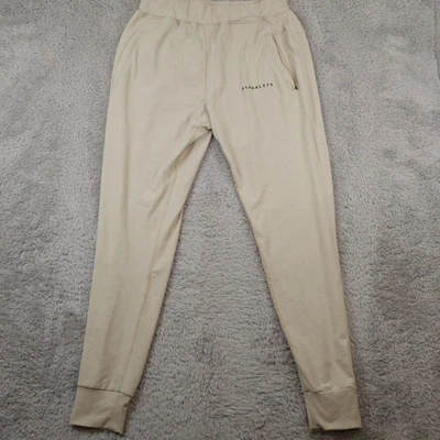 Pantalones de chándal Alphalete para hombre beige tostado talla mediana nailon gimnasio entrenamiento de elevación Foto 1 de 4