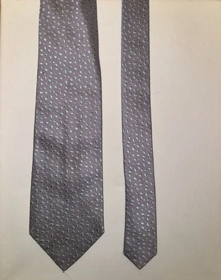 Charvet Purple and Green Patterned Men's Tie - Image 1 of 4