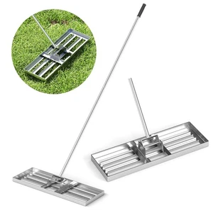 30" x 10" Heavy Duty Level Lawn Tool Lawn Leveling Rake for Garden Backyard/Lawn - Picture 1 of 9