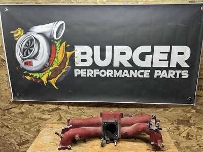 Conjunto de colector de admisión Subaru Impreza WRX STI 07 rojo OEM de fábrica Foto 1 de 4