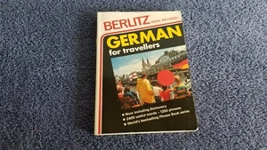 1986 Vintage Berlitz German For Travelers Book 191 Pages C3 - Picture 1 of 12