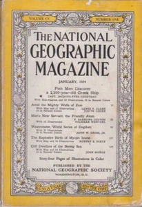 national geographic-JAN 1954-AMID THE MIGHTY WALLS OF ZION. - Picture 1 of 2