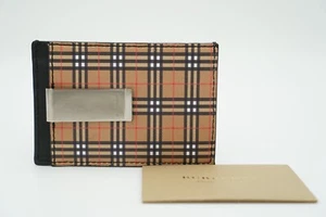 Burberry Kalbsleder Kartenetui Karomuster Geldklammer - Bild 1 von 13