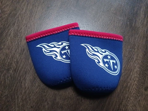 New Tennessee Titans NFL Football 2 pack Licensed Can Cooler Coolie Koozie Cover