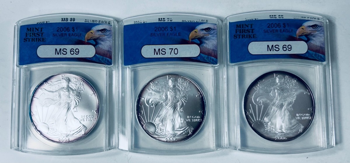 2006年 イーグル銀貨 NGC鑑定 MS69 - コレクション