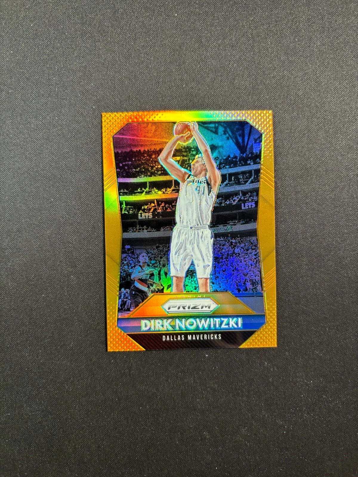 2015-16 Panini Prizm Dirk Nowitzki Orange prizm 62/65 BJOR