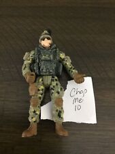 Chap Mei Military Army Green Soldier Fighter Pilot Helmet  4" Action Figure