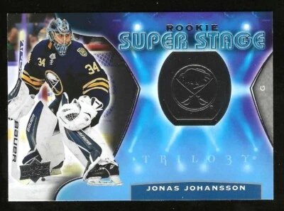 2020-21 TRILOGY ROOKIE SUPER STAGE #RSS-11 "JONAS JOHANSSON" (SABRES) MINT!!! - Image 1 of 2
