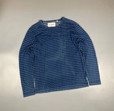 Camiseta manga larga Our Legacy Indigo Jacquard Dot SS15 para hombre talla 52 XL azul Foto 1 de 4