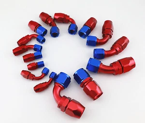 AN4/AN6/AN8/AN10/AN12 Swivel Hose End Fitting Adapter For Oil/Fuel/Gas Hose Line - Bild 1 von 49