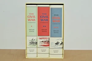 The Civil War A Narrative - Shelby Foote - 3 Volume Set (#52) - Imagen 1 de 6