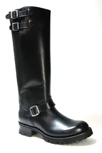 13189 Sendra Ingeniero Botas de Caña Alta Ciclon Negro Alta Terminación Piel - Bild 1 von 7