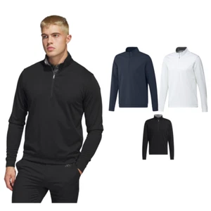 Adidas Elevated ¼-zip IB4537 - Regular Fit Quarter Zip With Stand-up Collar - Picture 1 of 15
