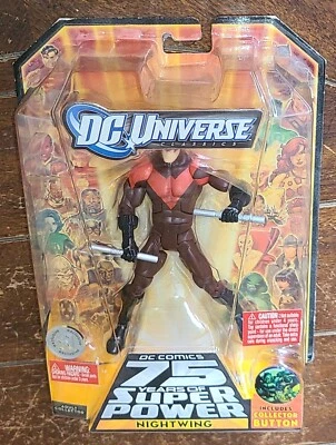 Figura DC Universe Classics: 75 Years of Super Power Nightwing 6" (Mattel, 2009) Foto 1 de 3