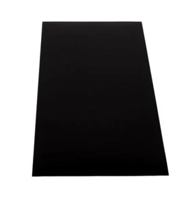ABS Kunststoff Platte- ABS Zuschnitt- Farbe Schwarz- 100x49cm 1mm- TOP -Qualität - Bild 1 von 1