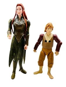 Lord of The Rings - NLP 2012 - Bilbo Hobbit & Tauriel Elf Figure - Read Descript - Picture 1 of 7