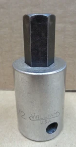 Vintage Williams Tools USA ~ 1/2" Schraubenschlüssel SA-16 Sechskant A-16 Bit - Bild 1 von 5