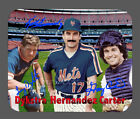 Tapis de souris dédicacé Dykstra Hernandez Carter NY Mets #104 