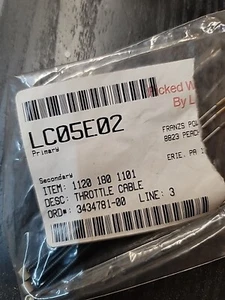 Stihl 010 AVT, 011 AVT, Throttle Cable, Genuine OEM Stihl 1120-180-1101 - Picture 1 of 2