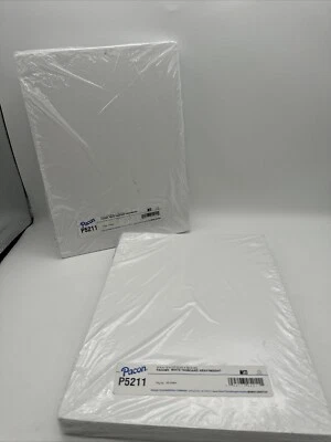 PACON P5211 100 HOJAS PESADO 9" X 12" TAGBOARD BLANCO Foto 1 de 3
