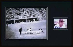 Monte Irvin World Series Signed Framed 11x17 Photo Display JSA Giants - Picture 1 of 2