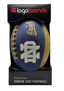 NCAA Junior Size Rubber Football (Notre Dame Fighting Irish) - Picture 1 of 1